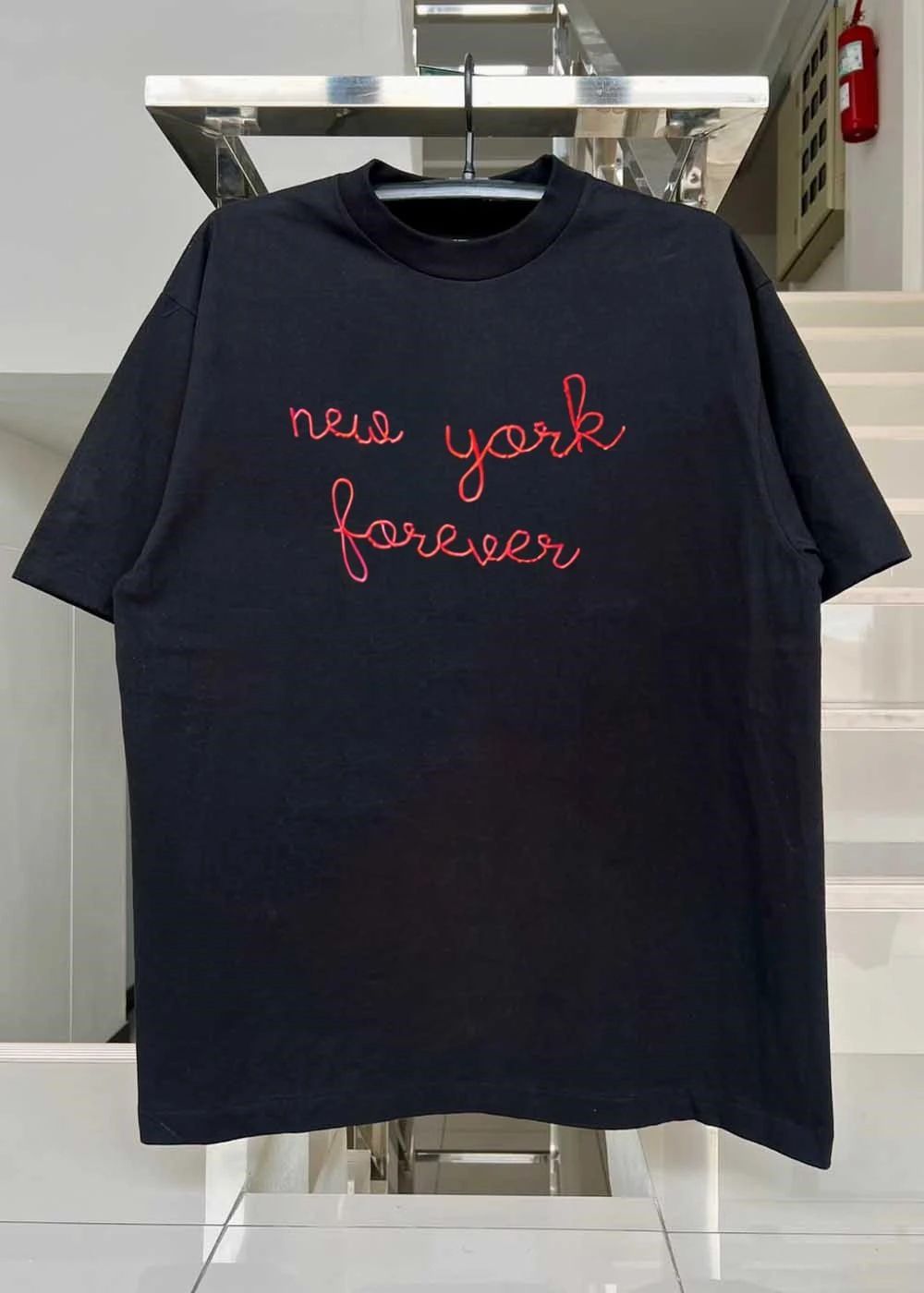 New York Forever Embroidered T-Shirt