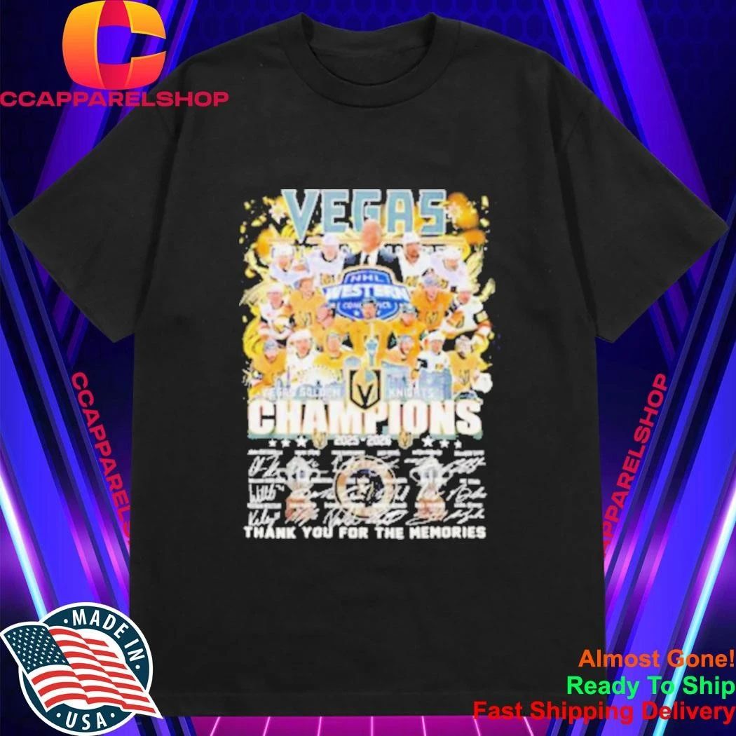 Vegas Golden Knights 2025 2026 Western Conference Champions Shirt