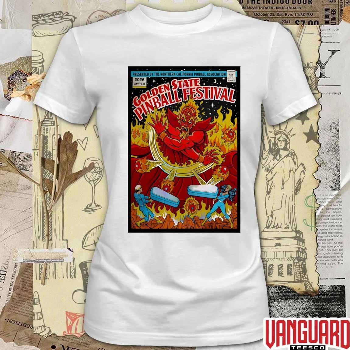 Golden State Pill Festival Lodi CA May 15-17 2026 Poster t-shirt