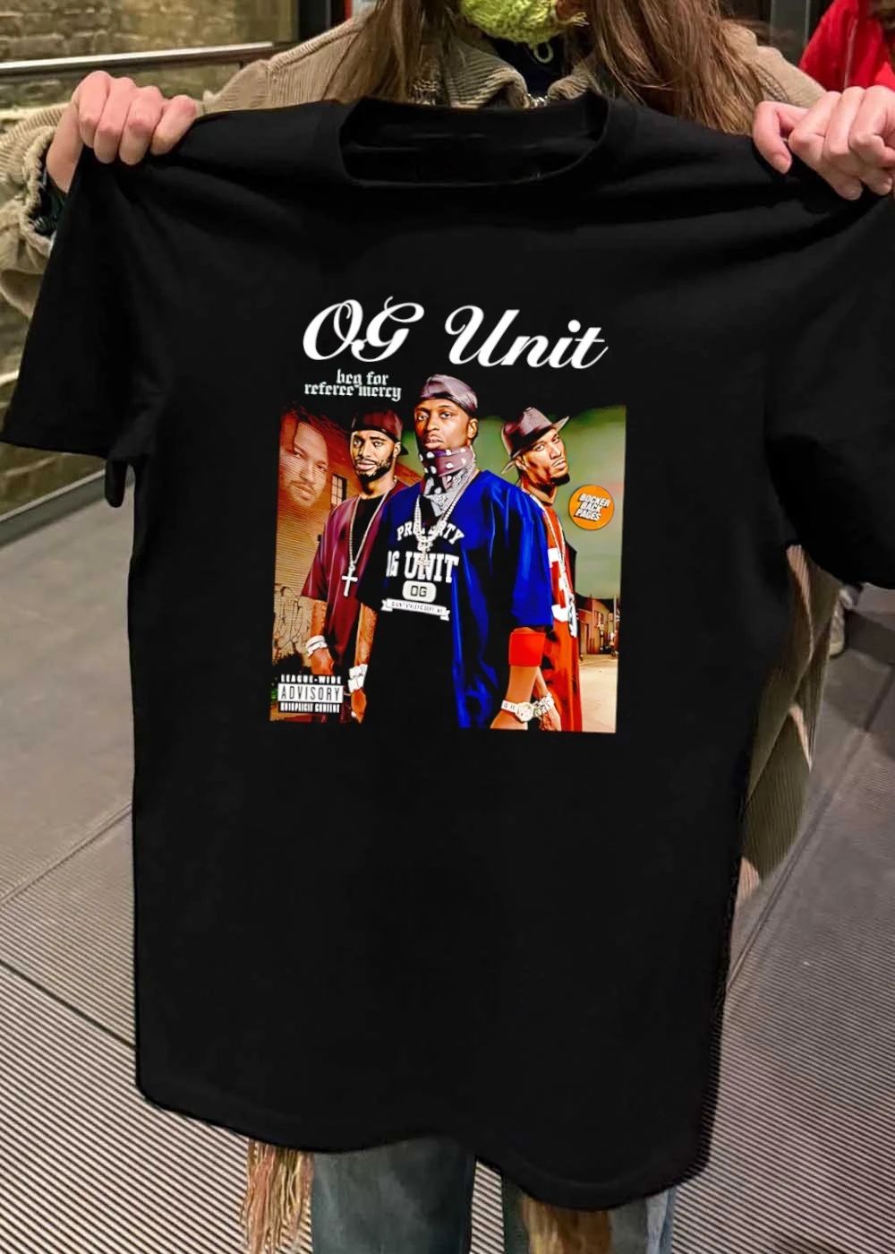 Knixplicit Content Beg for Referee Mercy OG Unit Basketball T-Shirt