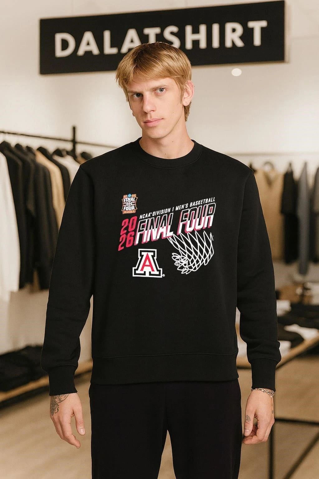 Arizona wildcats 2026 ncaa Division I men’s basketball final four net shirt