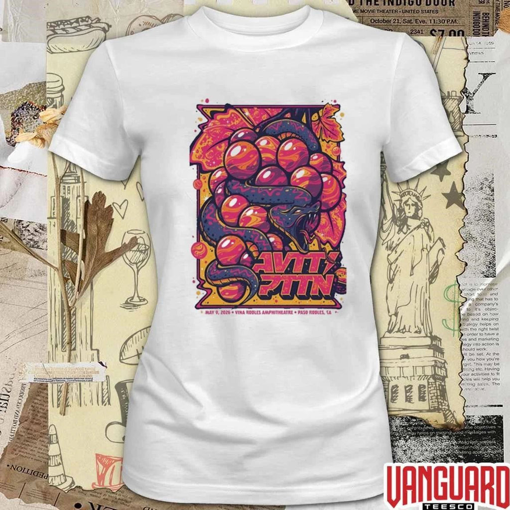 The Avett Brothers Vina Robles Amphitheatre Paso Robles CA May 9 2026 t-shirt