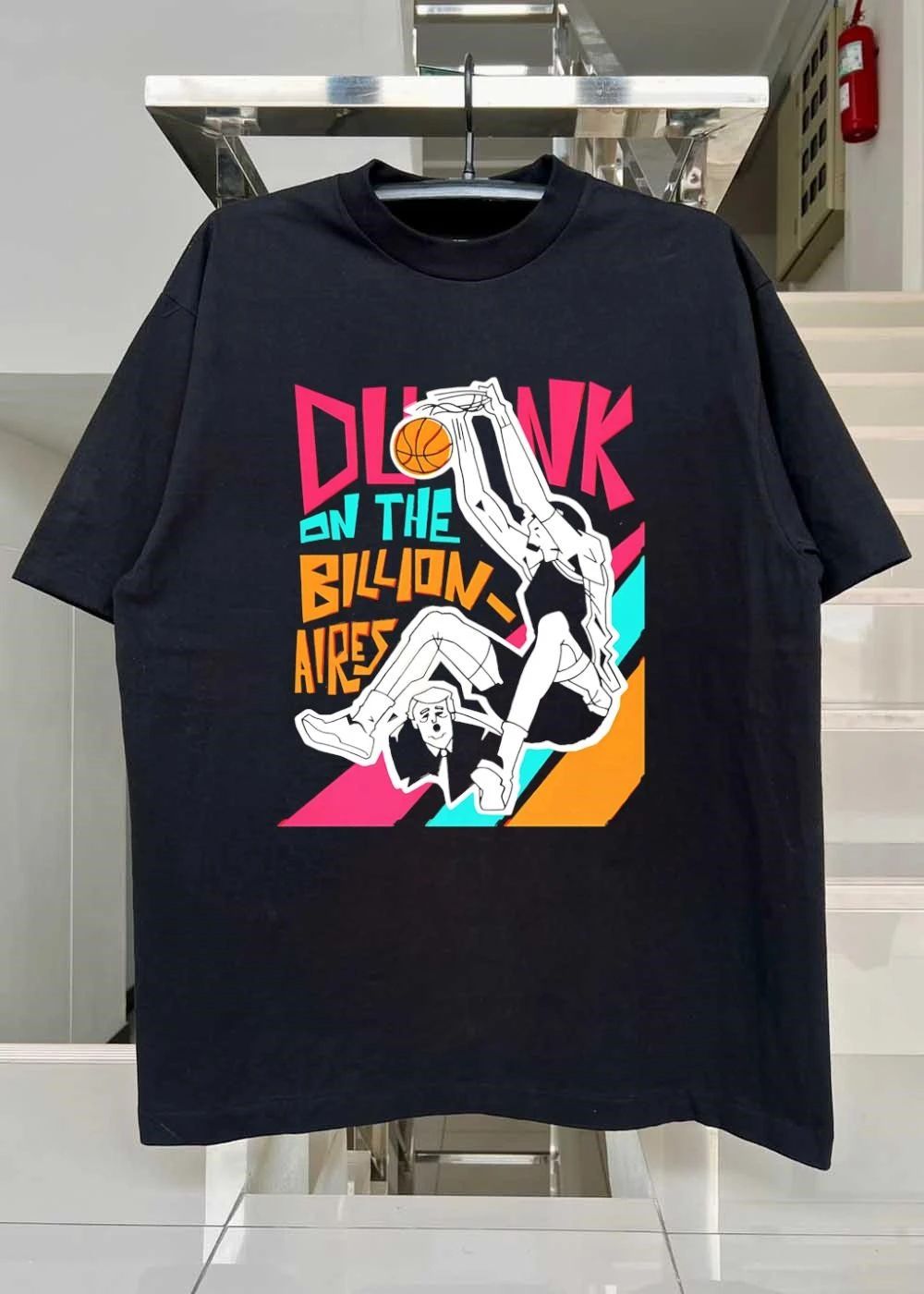 Donald Trump anti billionaire economic inequality dunk on the billion aires shirt