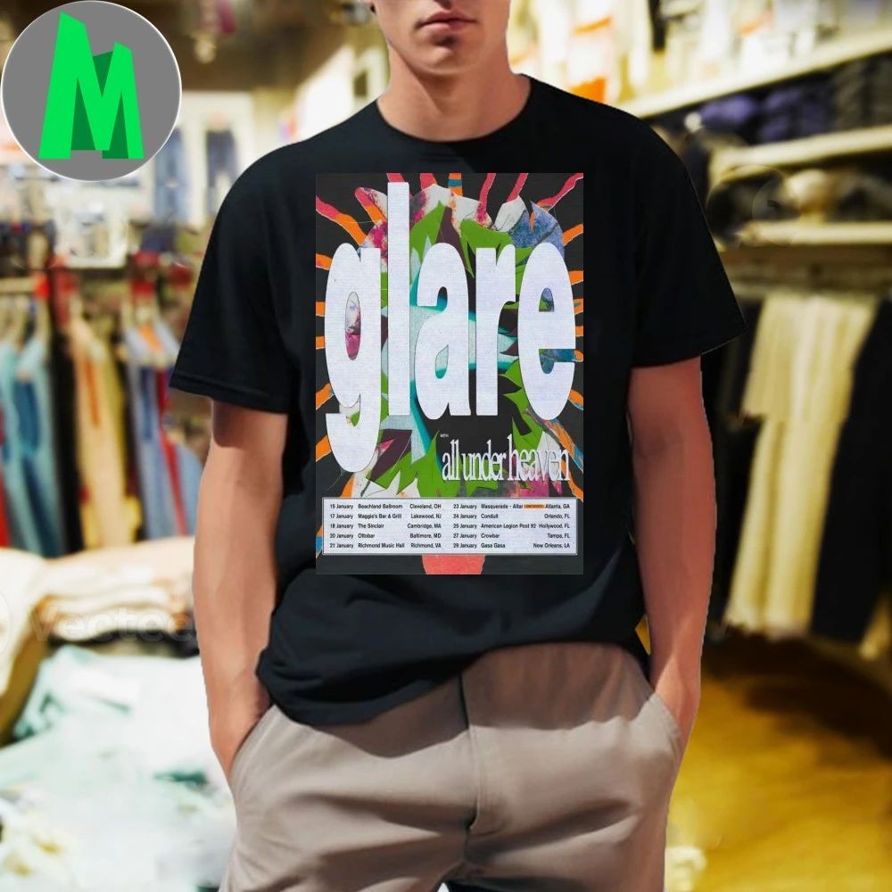 Original Glare Poster January 2026 Shows Shirt