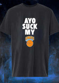 Ayo Suck My Knicks Basketball Team T-Shirt