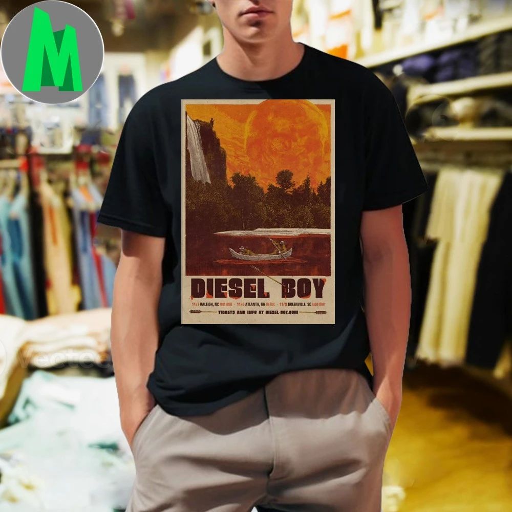 Diesel Boy The Pour House Music Hall In Raleigh NC Nov 7 2025 Poster Shirt