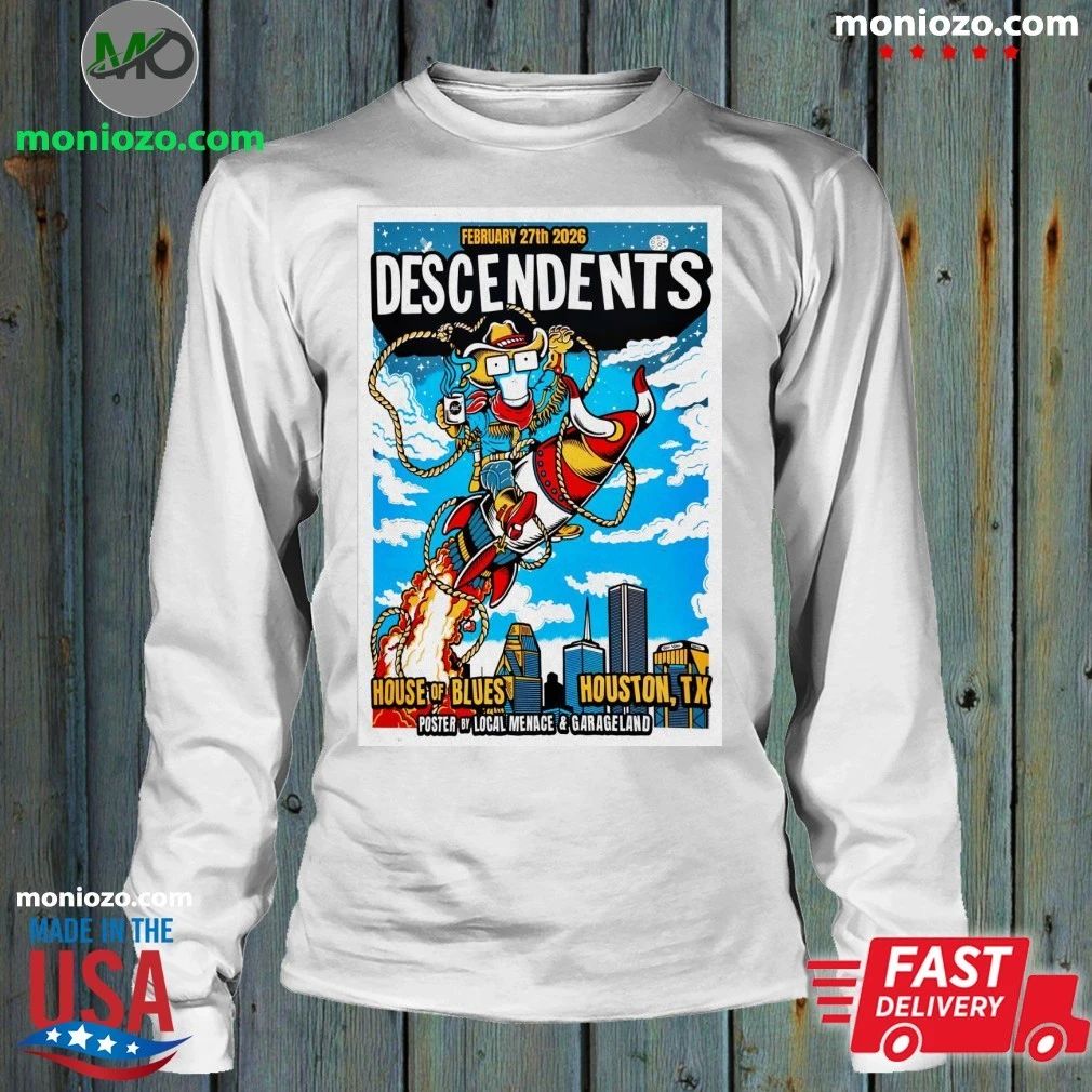 Descendents Houston TX 2 27 2026 Poster Shirt