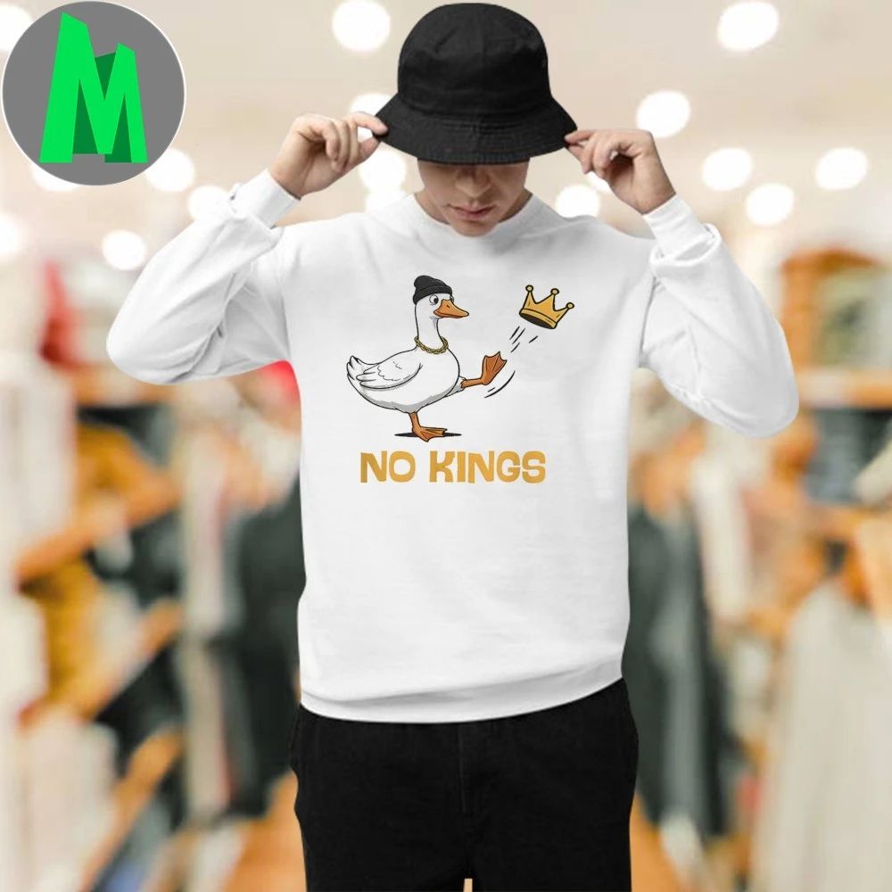 No Kings in America Silly Goose Resist Protest Shirt