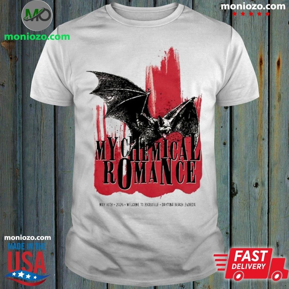 Original My Chemical Romance May 10 2026 Daytona International Speedway Show Shirt