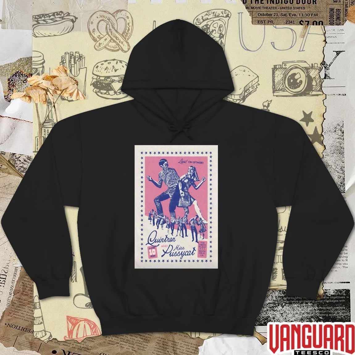 Quintron And Miss Pussycat In Santa Cruz CA On June 10 2026 Tour Poster t-shirt