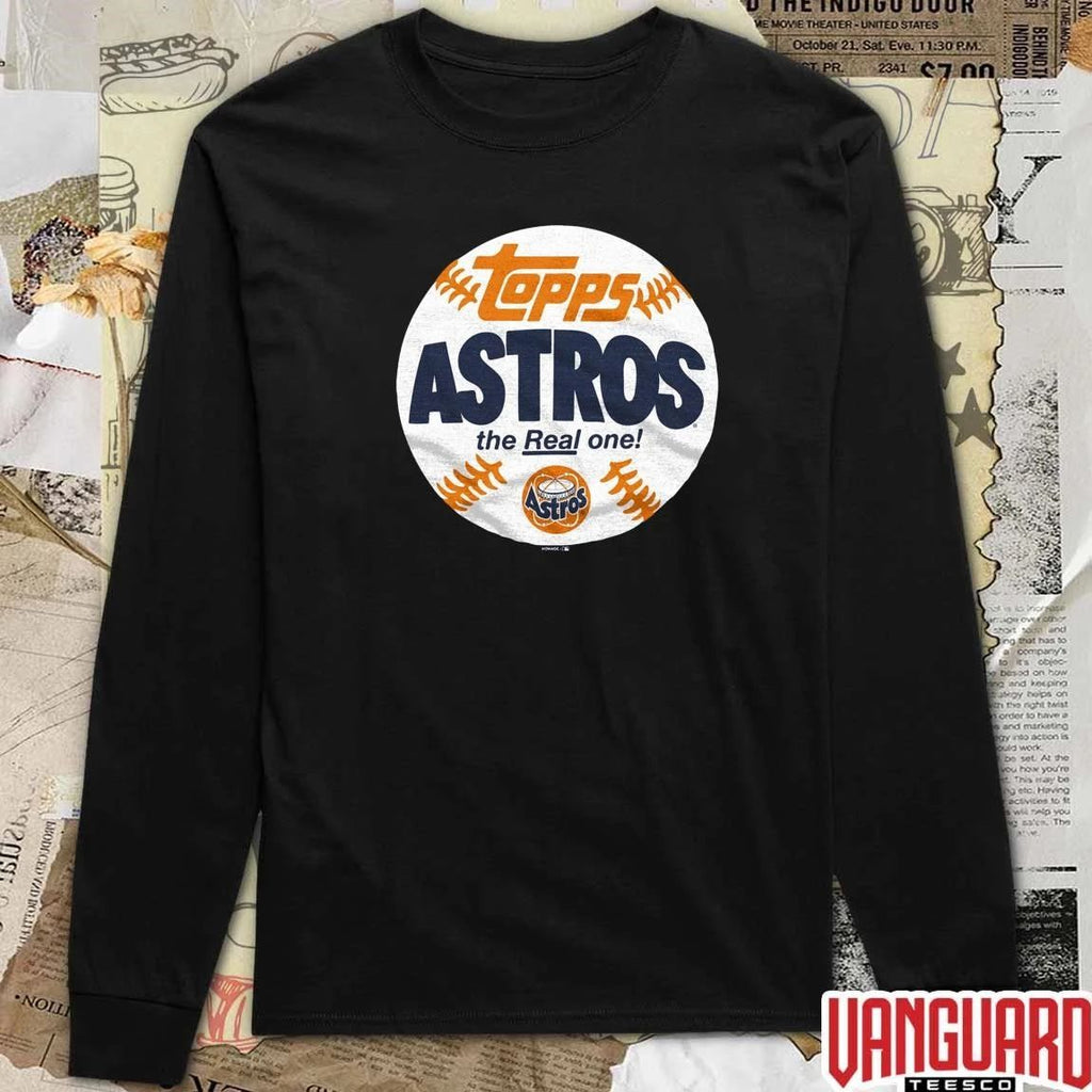 Houston Astros MLB 2026 x Topps Baseball The Real One t-shirt