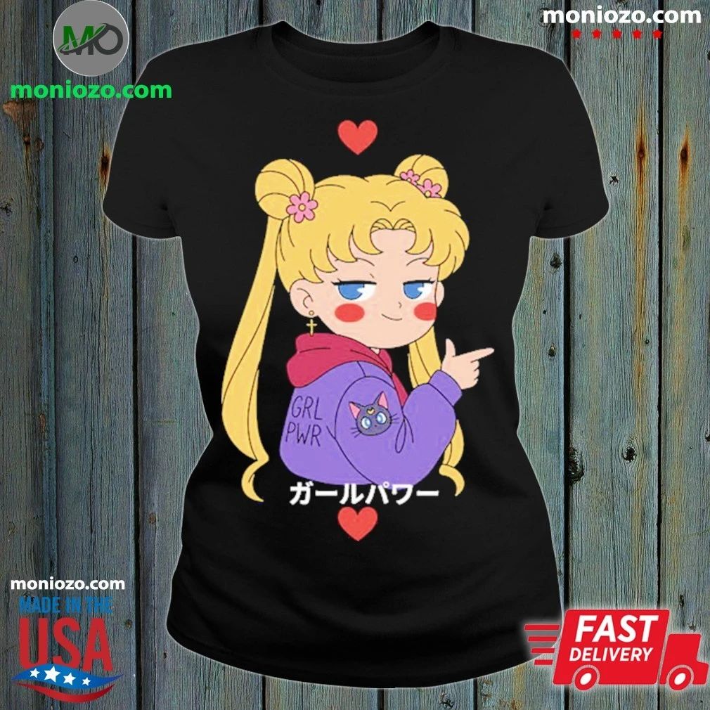 GRL PWR Sailor Moon Shirt