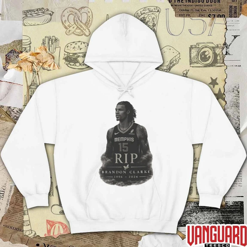 Brandon Clarke RIP Memorial Basketball 1996 – 2026 t-shirt