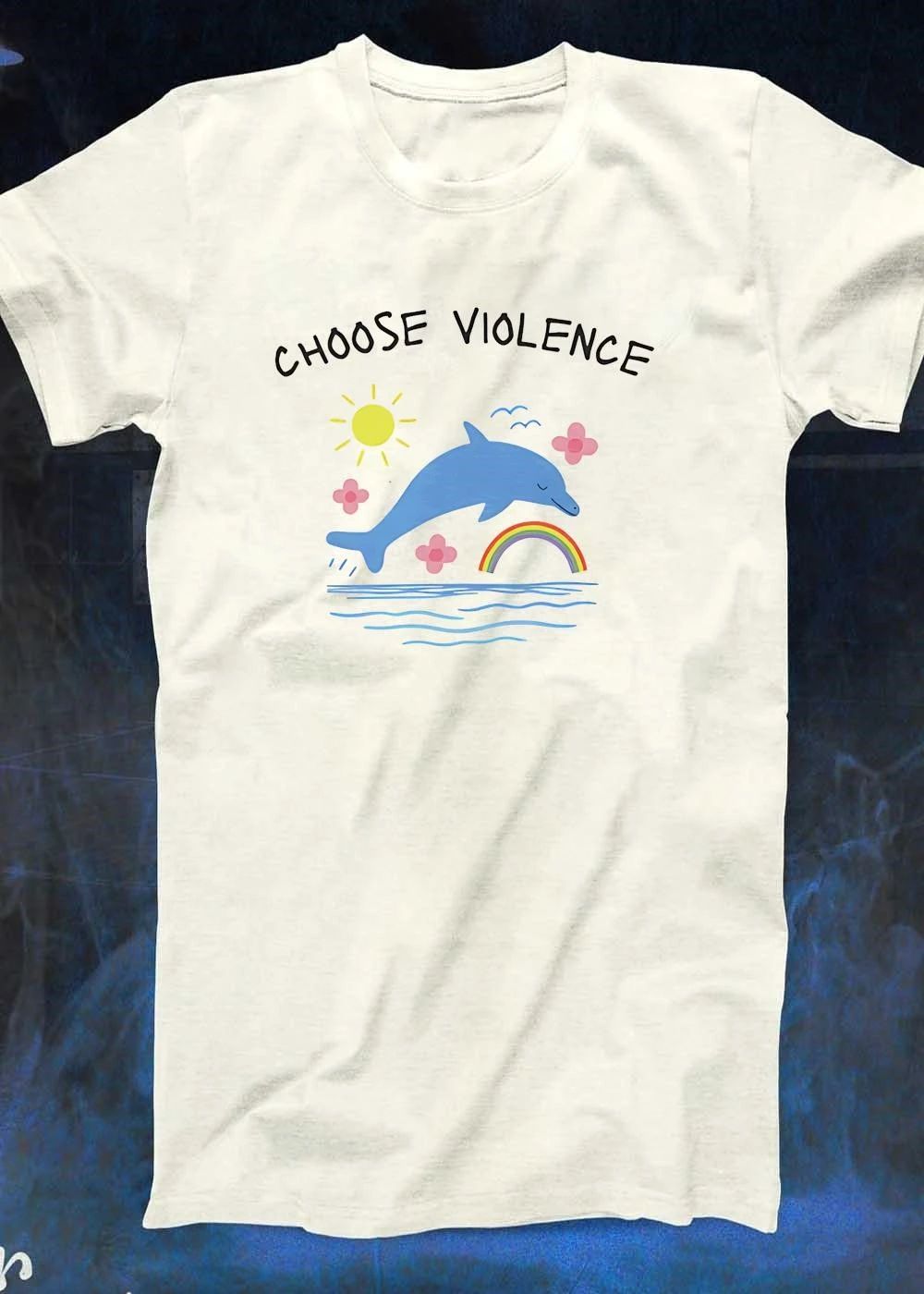 Choose Violence summer with dolphins shirt