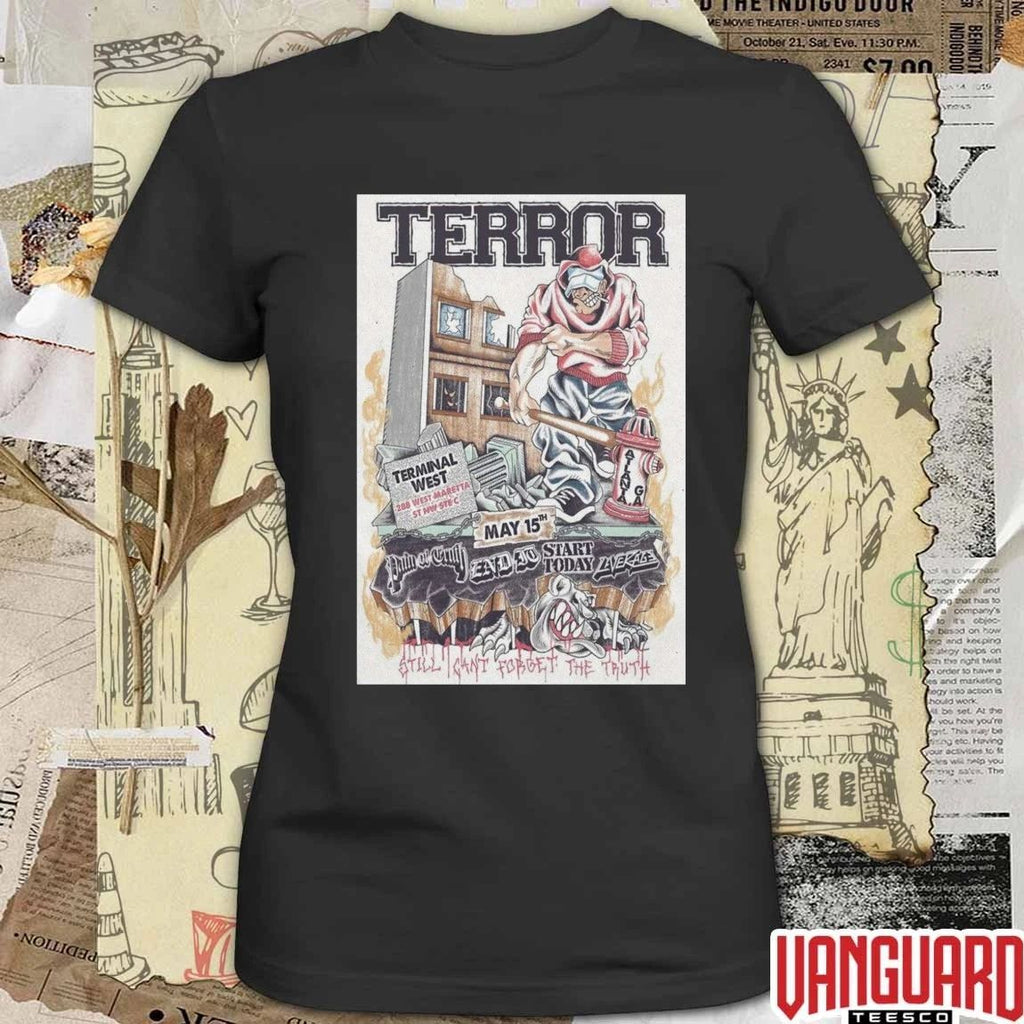 TERROR May 15 2026 Atlanta, GA Still Can’t Forget The Truth Poster t-shirt
