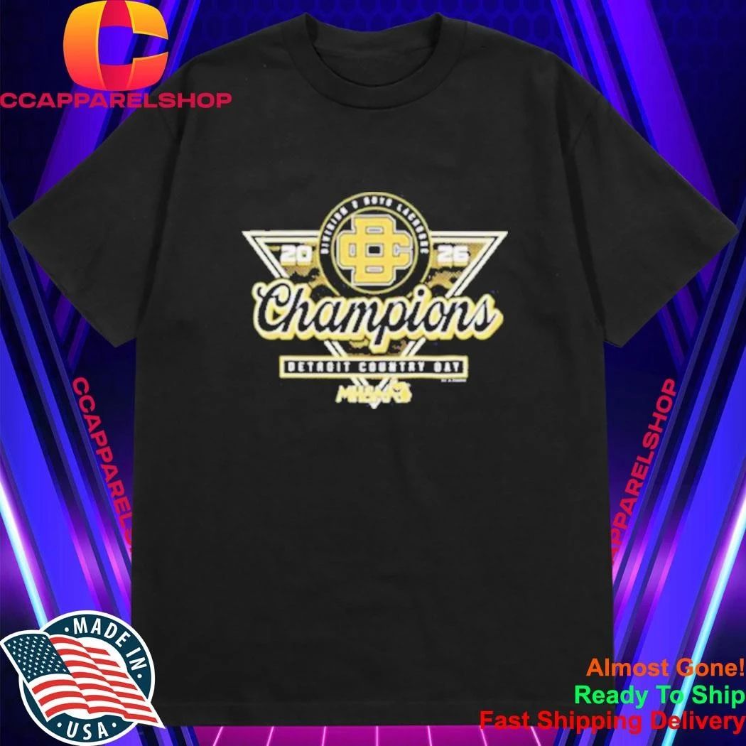 Detroit Country Day 2026 MHSAA Boys Lacrosse D2 Champions Shirt
