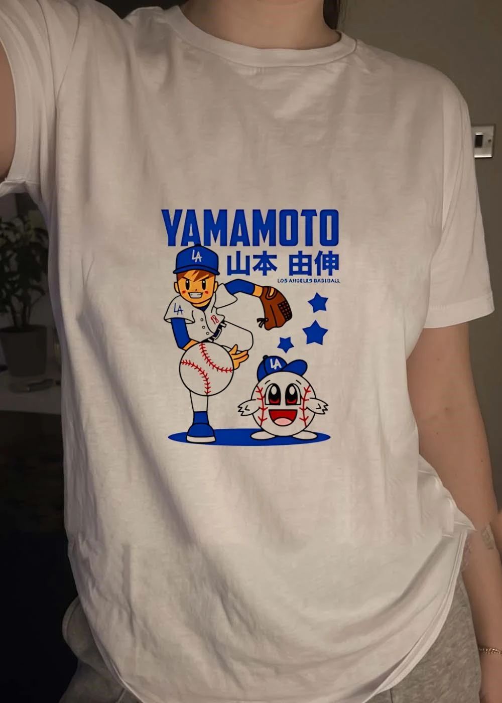 Yoshinobu Yamamoto Los Angeles Dodgers MLB Yamamoto 山本由伸 Los Angeles Baseball shirt
