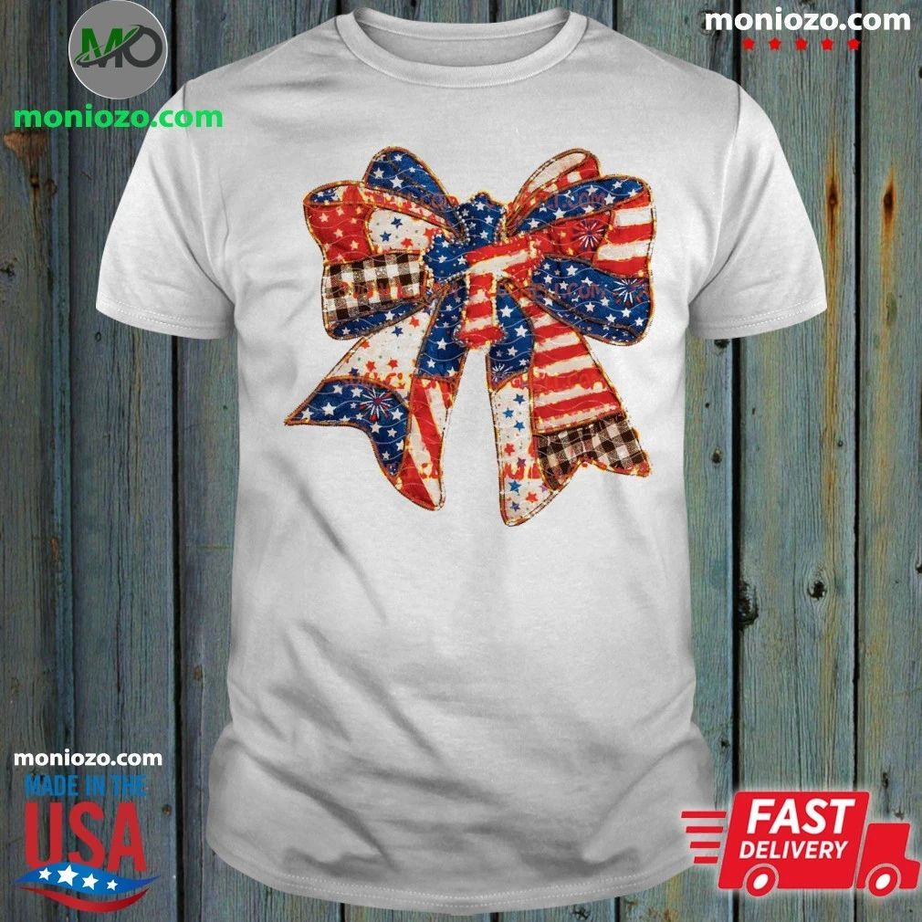1776 US Coquette Bow 250th Anniversary Shirt