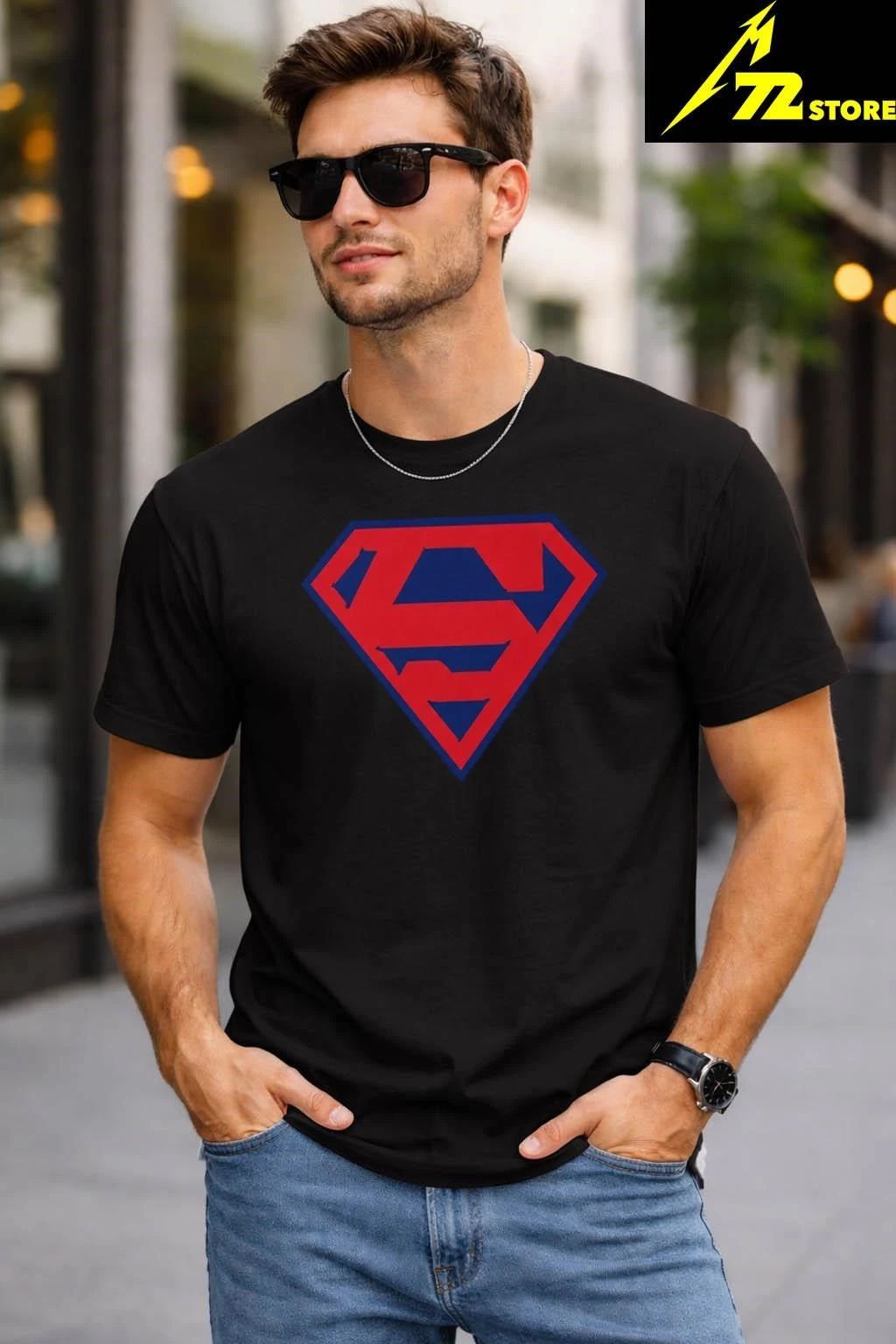 Michael Jackson Hero Superman Logo Shirt
