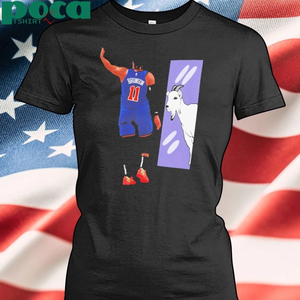 Jalen Brunson GOAT Mirror Shirt