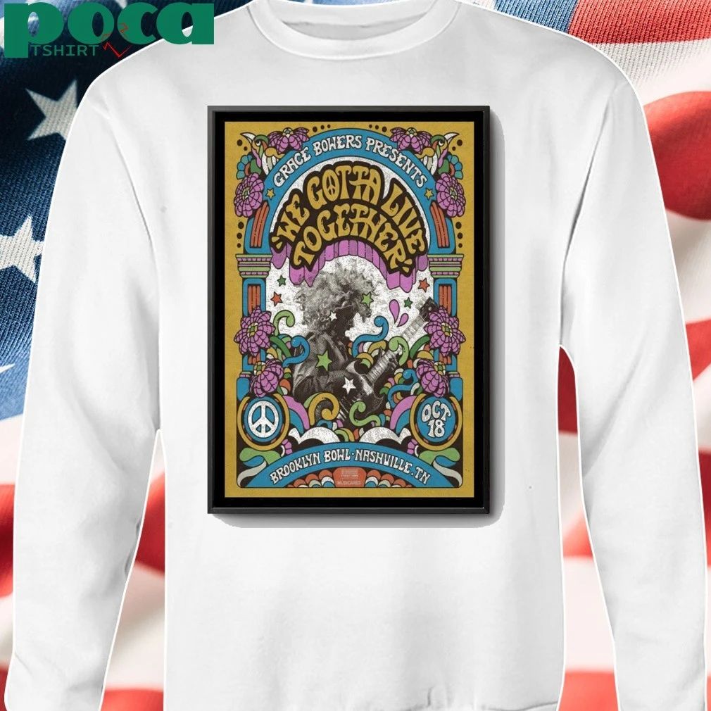 Grace Bowers Oct 18 2025 Nashville, Tennessee Poster shirt