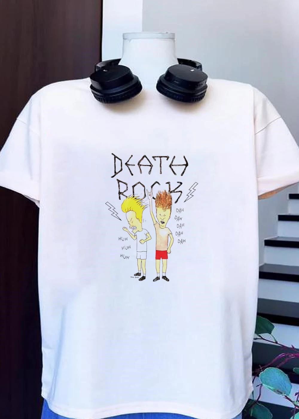 Death Rock Beavis Butthead Huh Dah Shirt