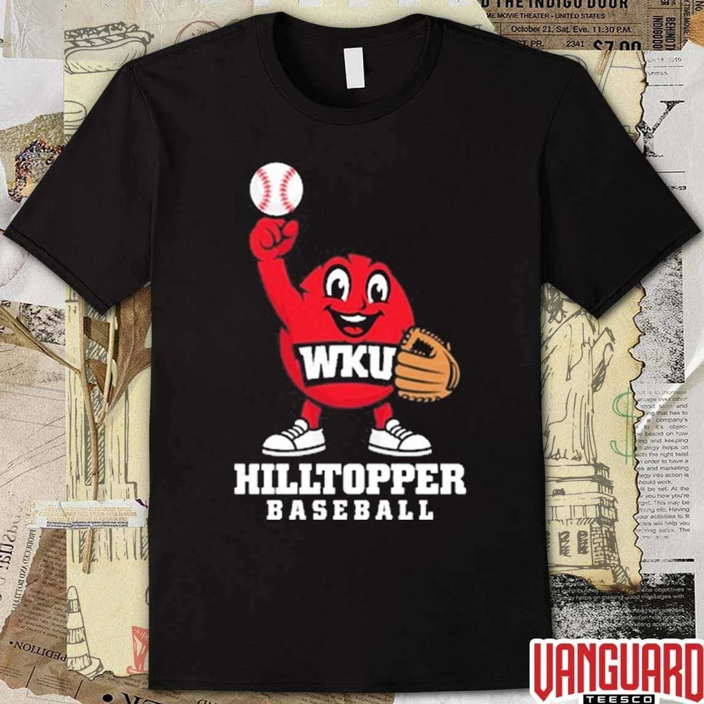 Western Kentucky Hilltoppers baseball Mascot Big Red t-shirt