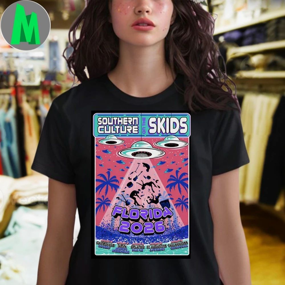 Southern Culture The Skids Florida Tour 2026 Poster Shirt