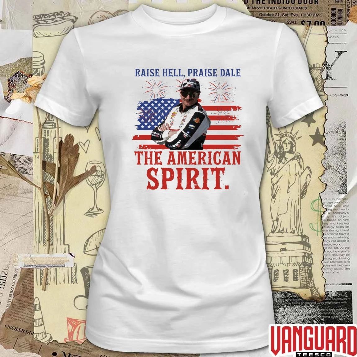 Raise Hell Praise Dale The American Spirit 4th Of July 2026 t-shirt