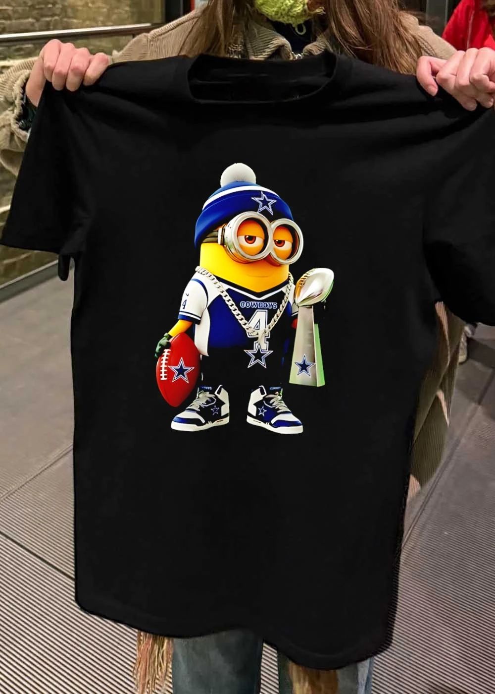 Dallas Cowboys Minion Holding Lombardi Trophy 4 Shirt