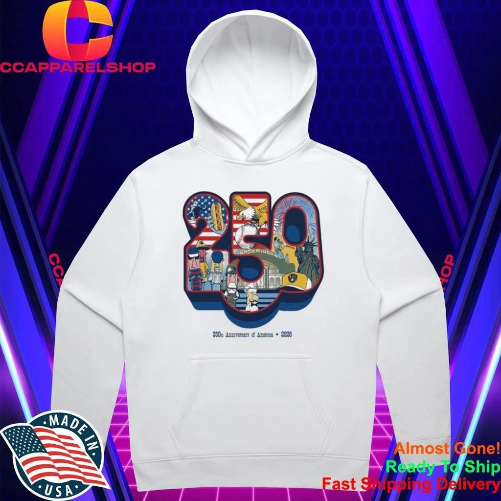 2026 Brewers 250th Anniversary Of America Night America’s Pastimes Shirt