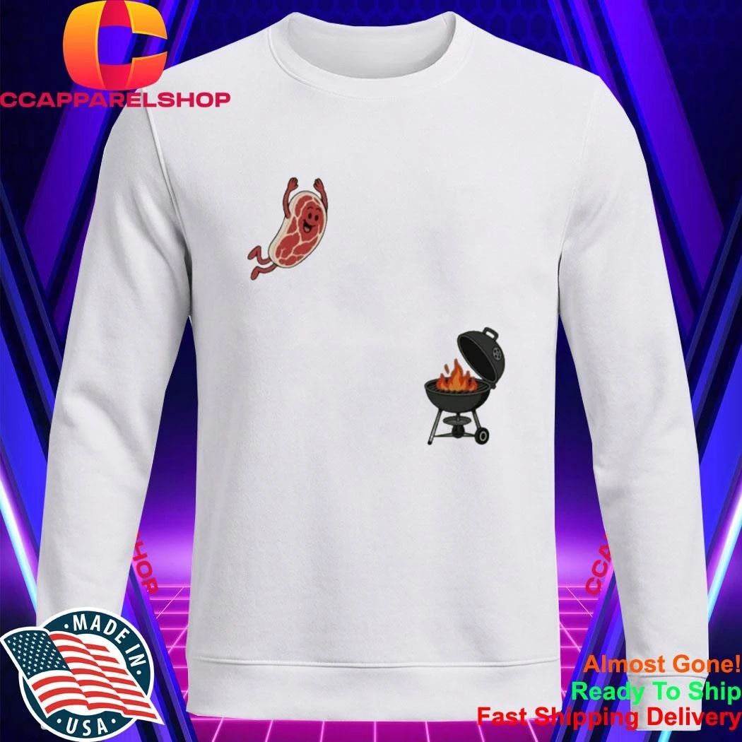 BBQ Jumping Steak Funny 2026 Shirt