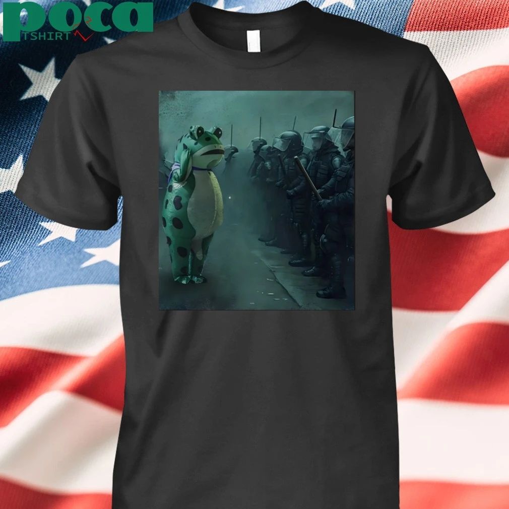 Resist Portland Frog I Stand With Frog – Anti ICE Anti Fascism T-shirt