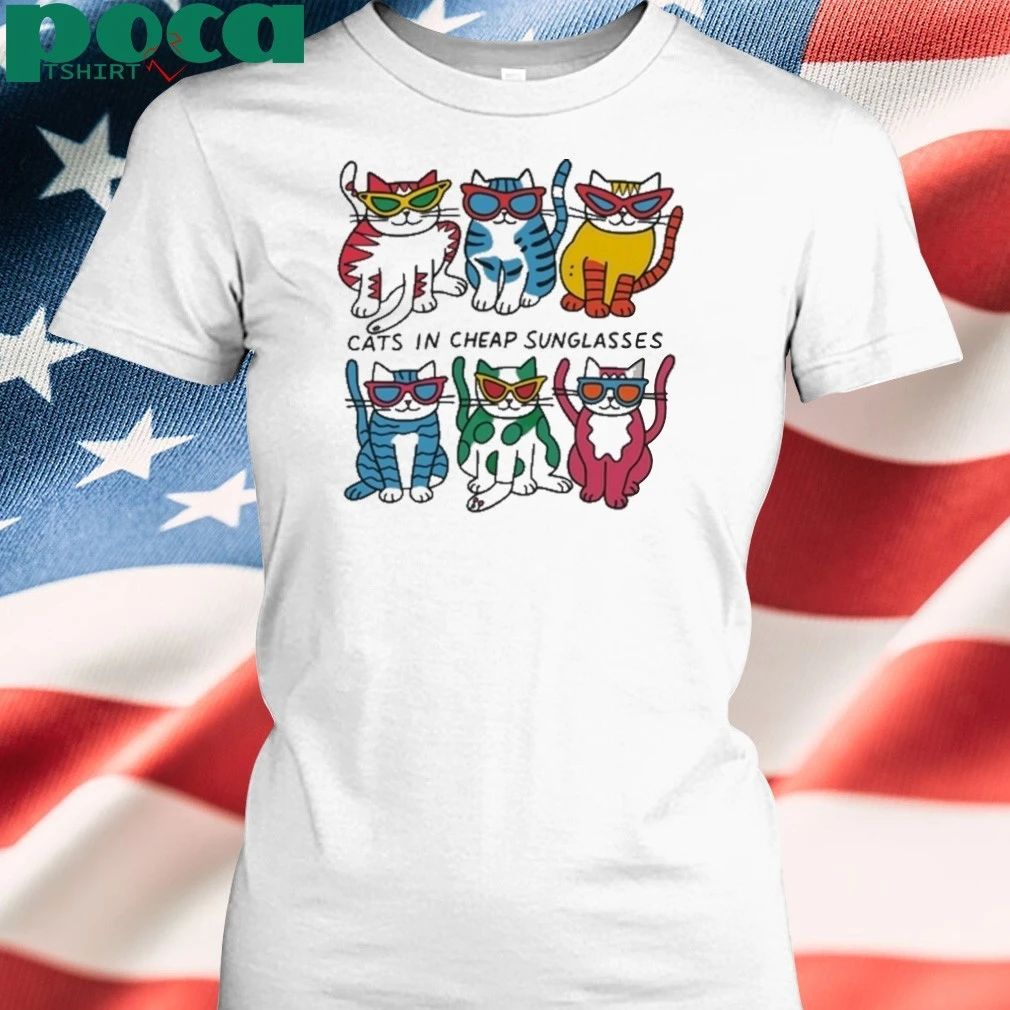 Justin Bieber Cats In Cheap Sunglasses T-shirt