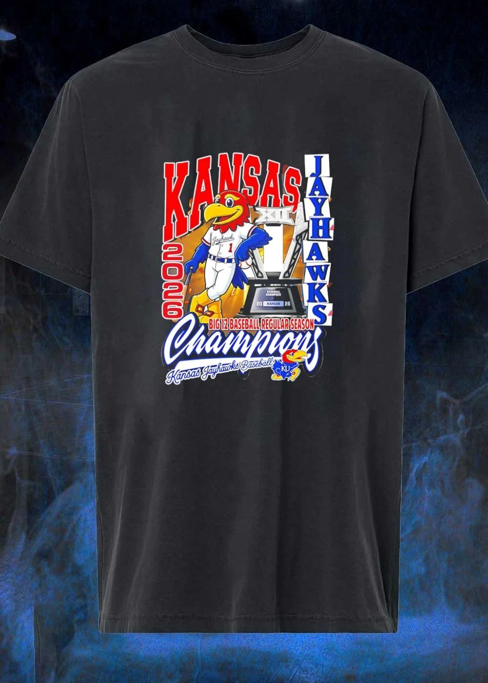 Kansas Jayhawks 2026 Big 12 Baseball Regular Season Champions Kansas Jayhawks shirt