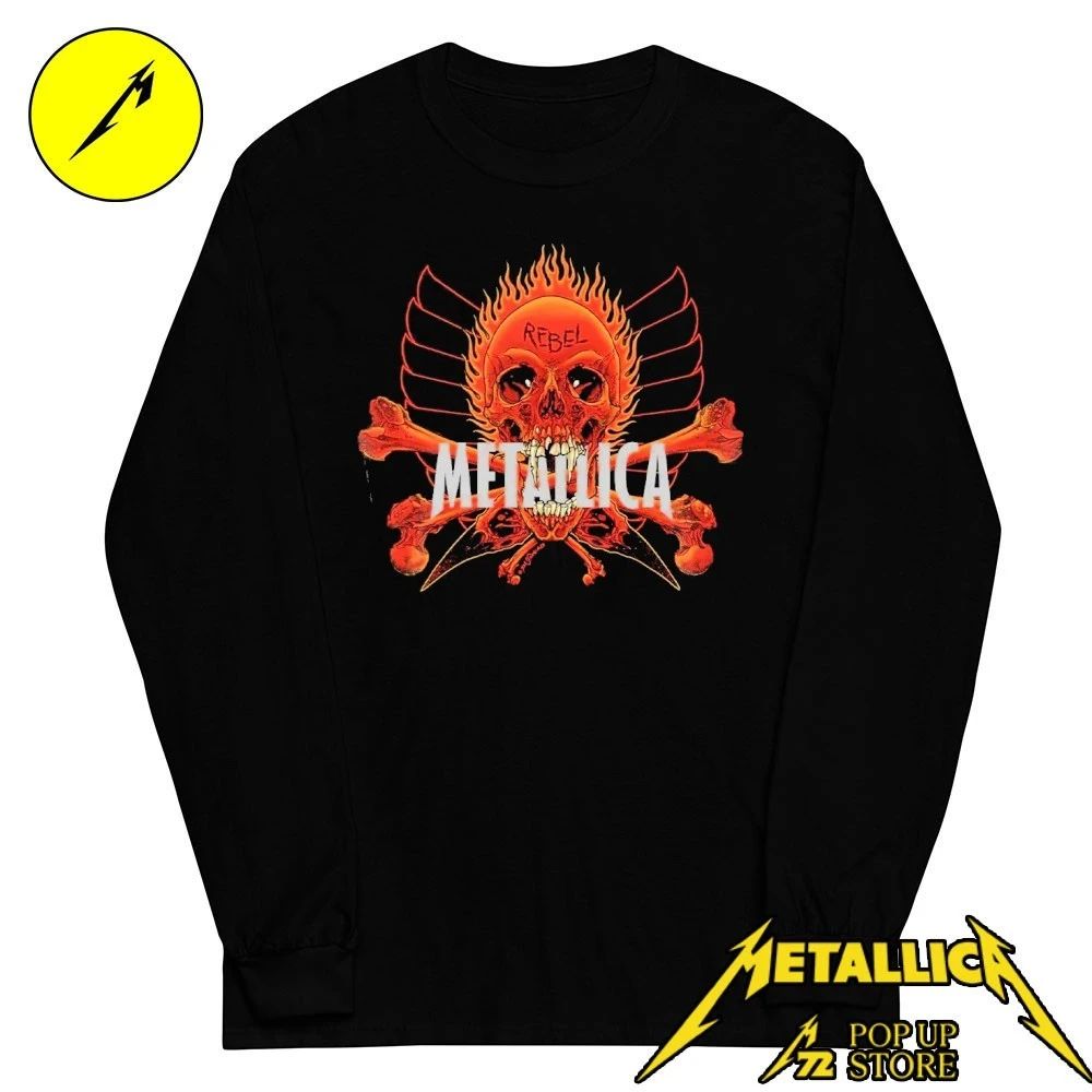 Metallica Pop-up Shop M72 European World Tour 2026 Rebel Shirt