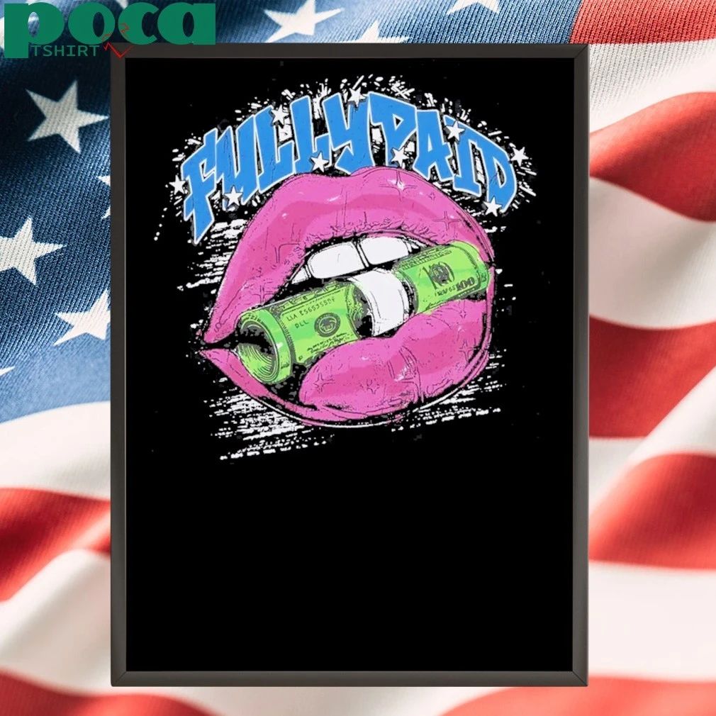 Fully Paid Mouth Graphic Acid Wash T-shirt