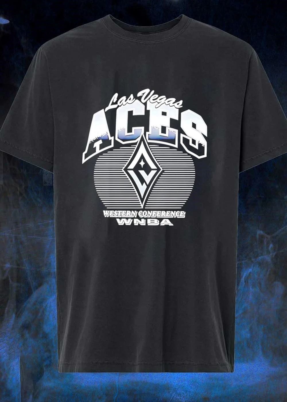 Las Vegas Aces Western Conference WNBA Black Short Sleeve T-Shirt