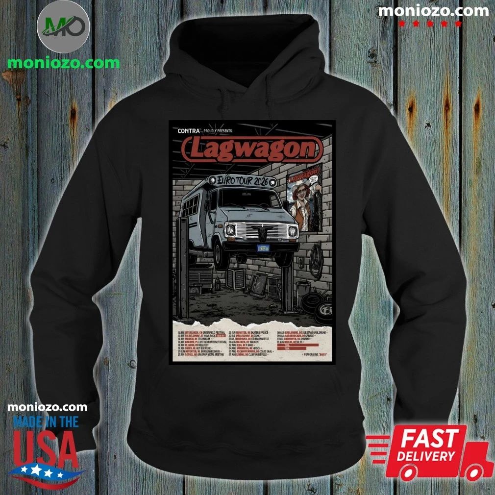 Original Lagwagon EU 2026 Tour Poster Shirt