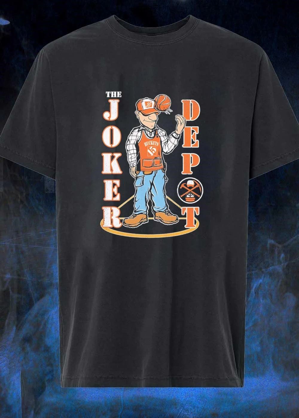 The Joker Depot Basketball Player Building Supplies Funny Graphic T-Shirt