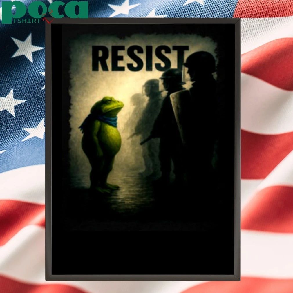 Rage Against The Machine Resist Portland Frog T-shirt