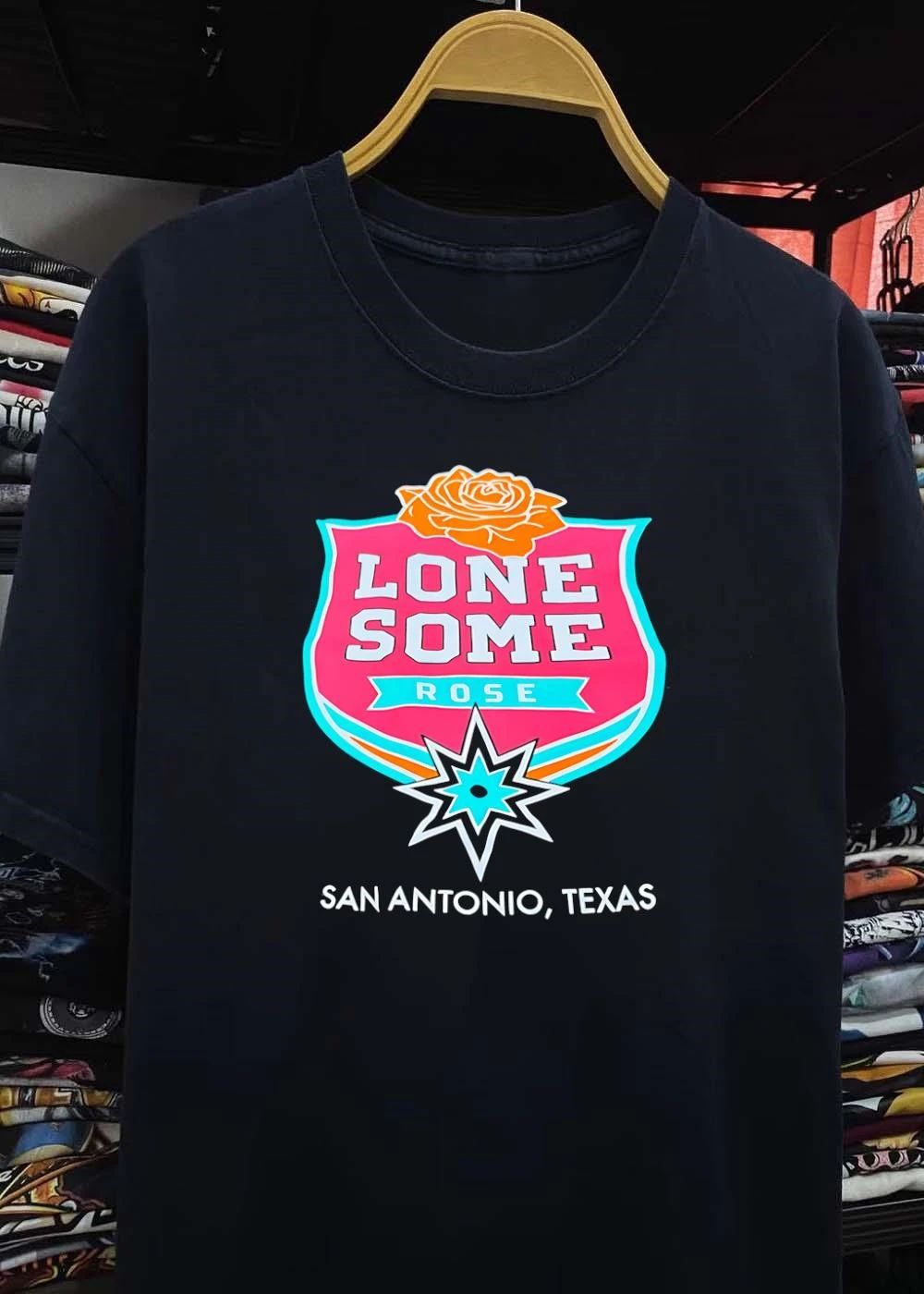 Lonesome Rose San Antonio Spurs NBA Lonesome Rose San Antonio Texas shirt