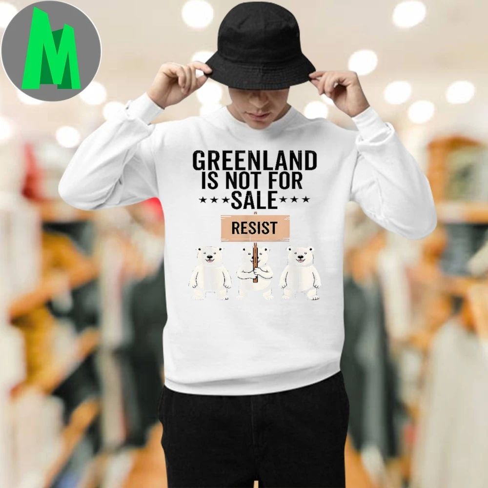 Original Greenland Is Not For Sale Polar Bear Greenland Denmark T-Shirt