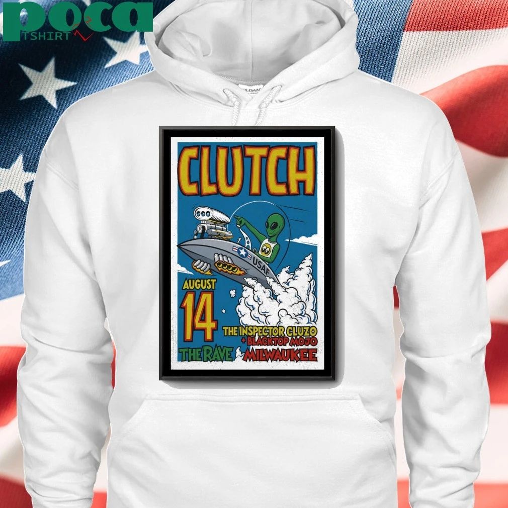Clutch Tour Milwaukee, WI Aug 14 2025 Poster shirt