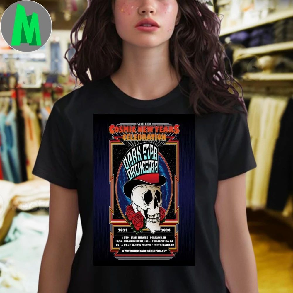 Dark Star Orchestra Dec 29 2025 Portland ME Poster Shirt