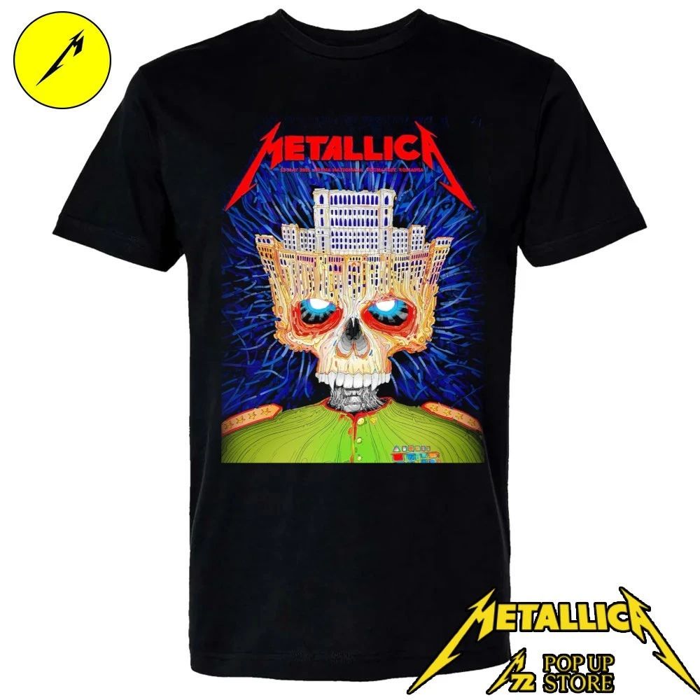 Metallica M72 Bucharest Romania Limited Edition Poster At Arena Nationala Bucharest On May 13 2026 M72 World Tour 2026 Art By Matei Apostolescu Shirt