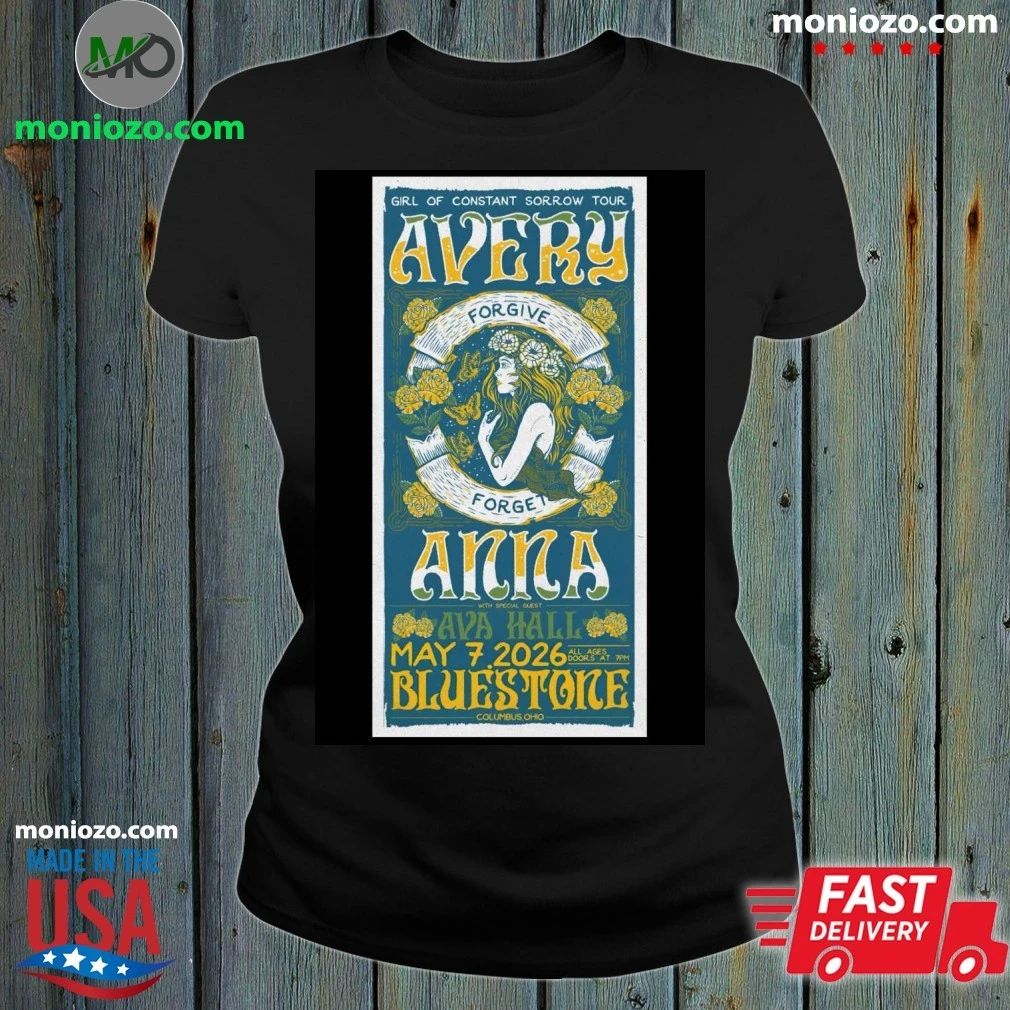 Original Avery Anna And Ava Hall In Columbus OH On May 7 2026 Tour Poster Shirt