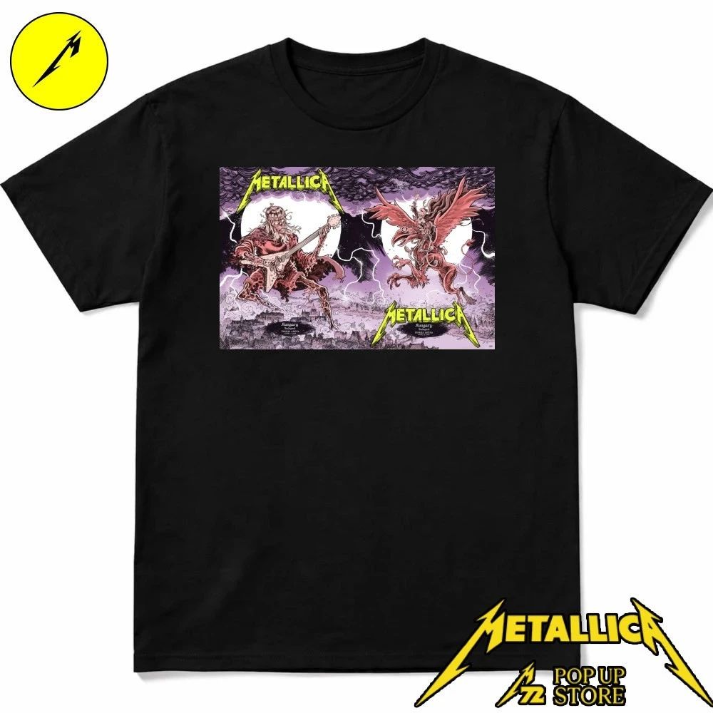 Metallica Budapest 2026 Tour Shirt, Official Pop-Up Shop Apparel, June 11-13 Hungary Concert Tee, Limited Edition Merch by Mark Lazlo,