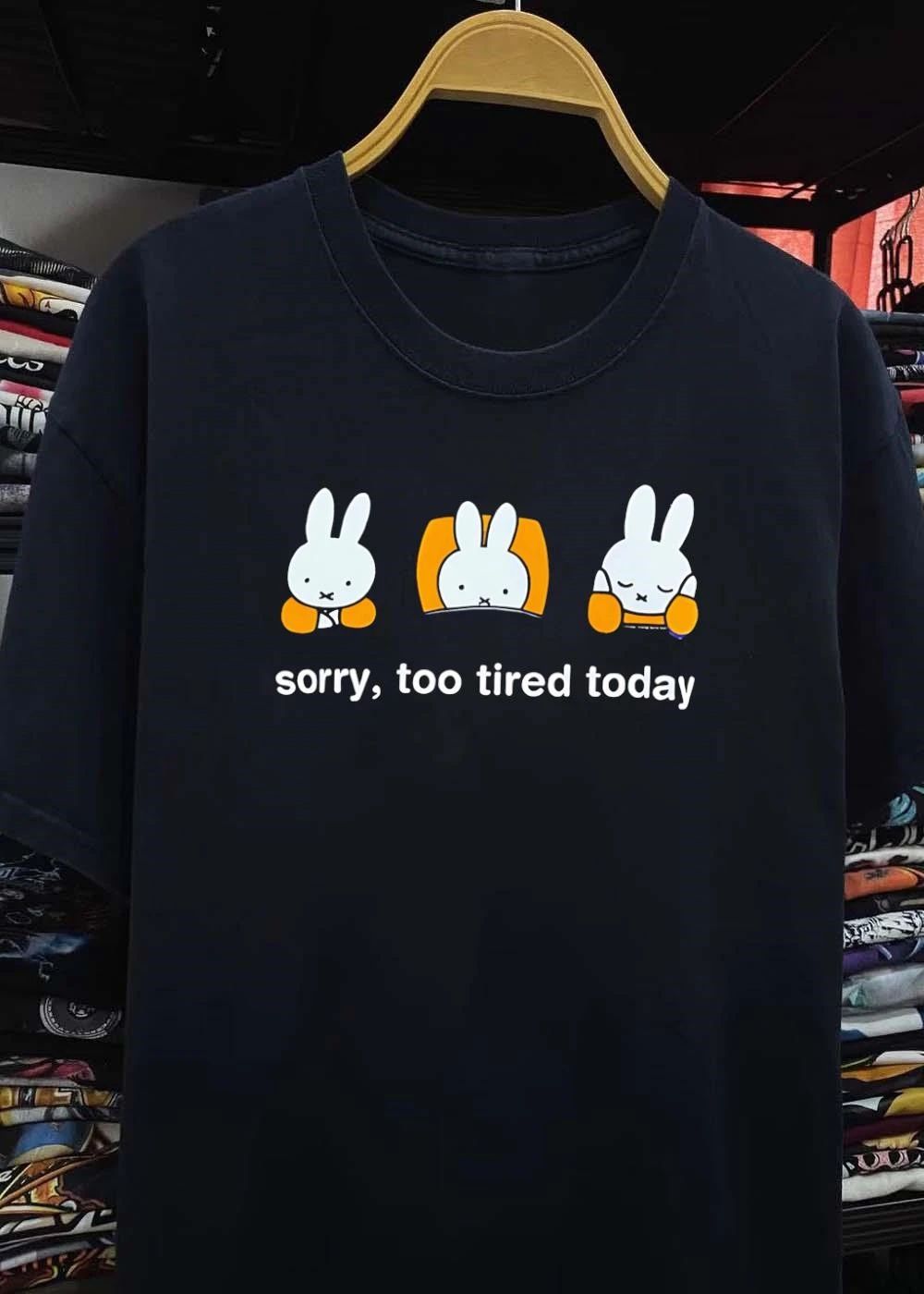 Miffy daisy street sorry too tired today shirt