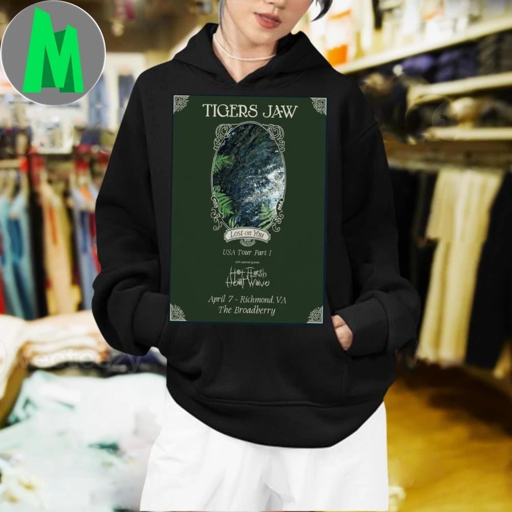 Tigers Jaw Richmond Va Apr 7 2026 Poster Shirt